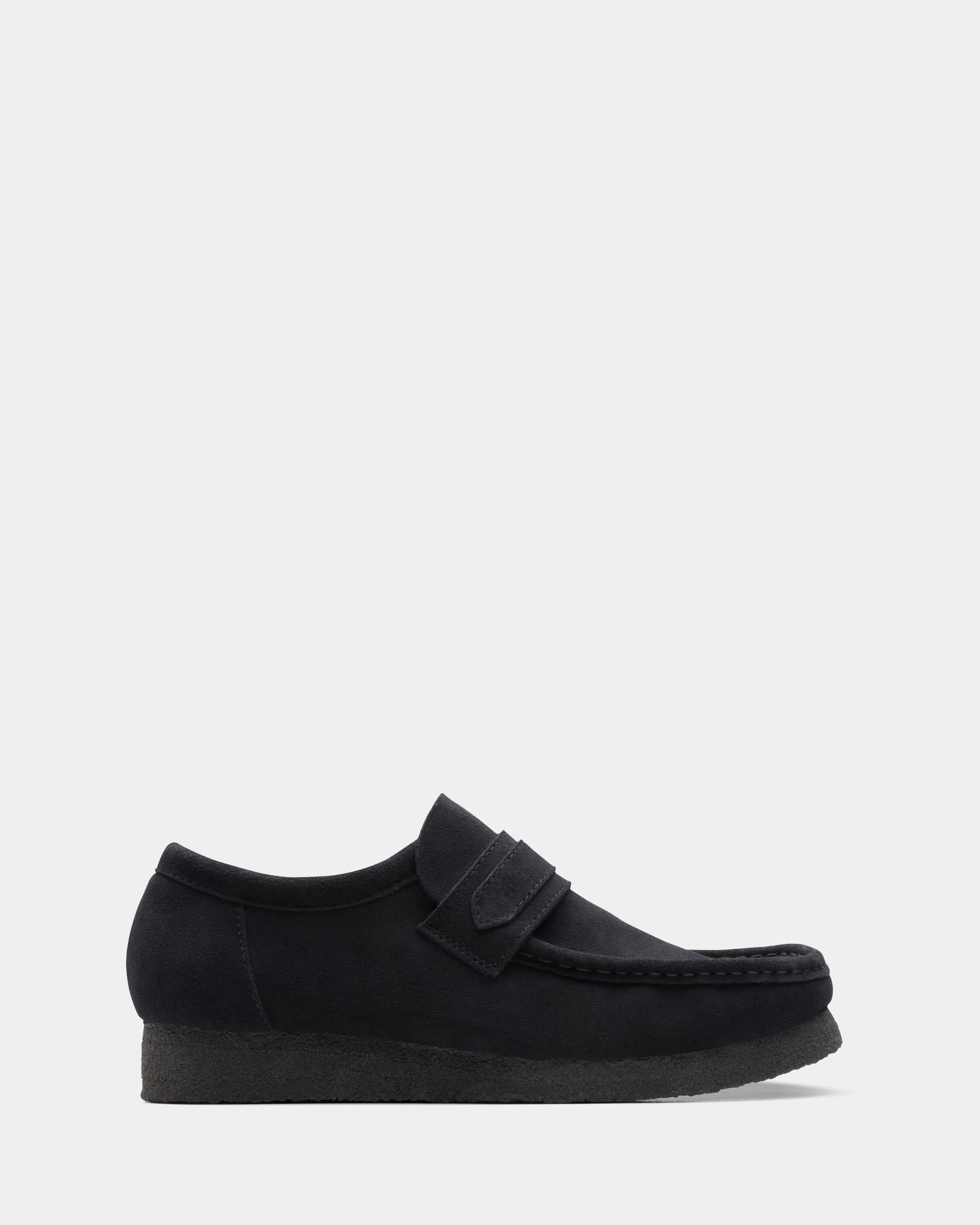 Wallabee Loafer (m) Black Suede Relax Ready