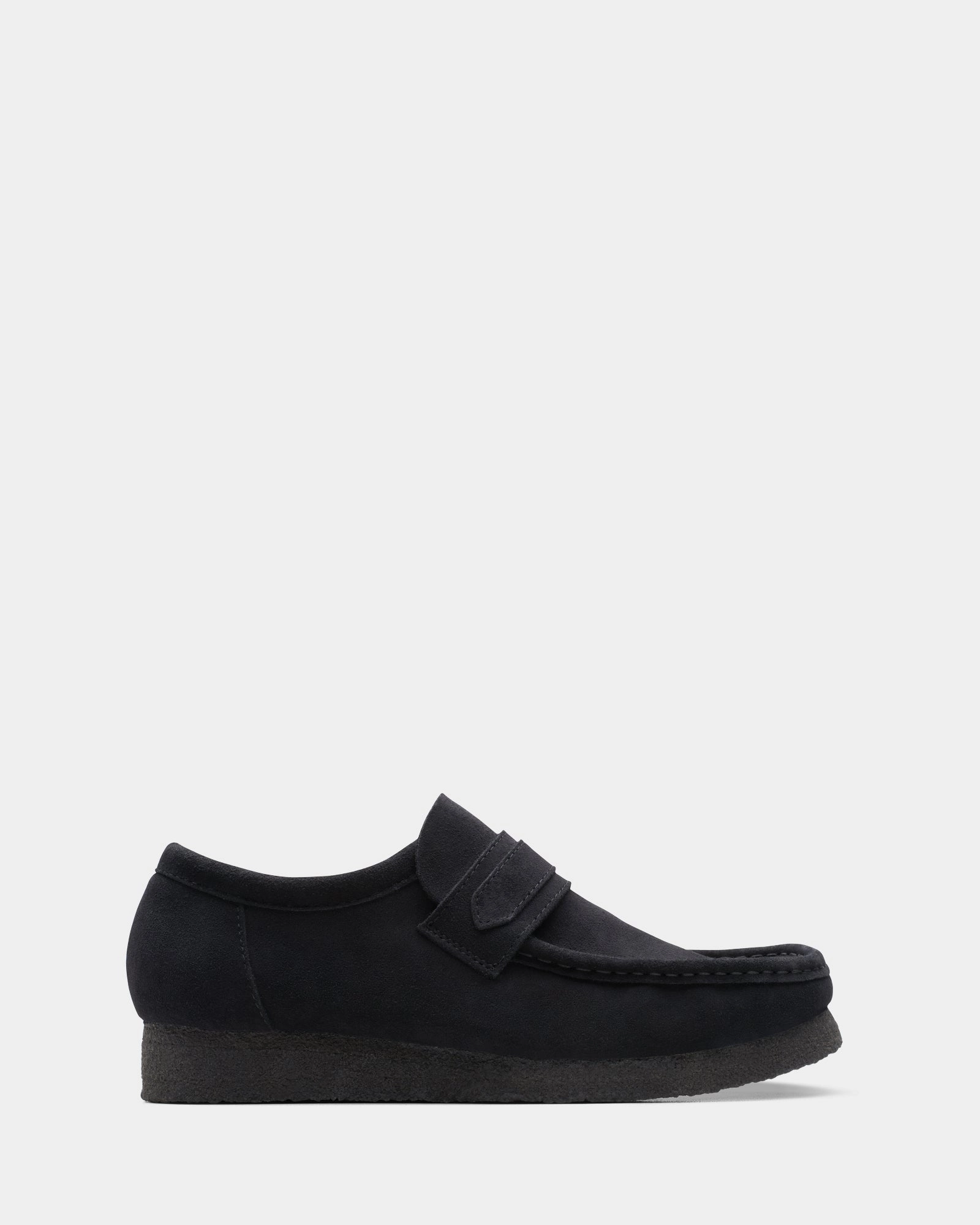 All Seasons Simple Comfort Wallabee Loafer (m) Black Suede