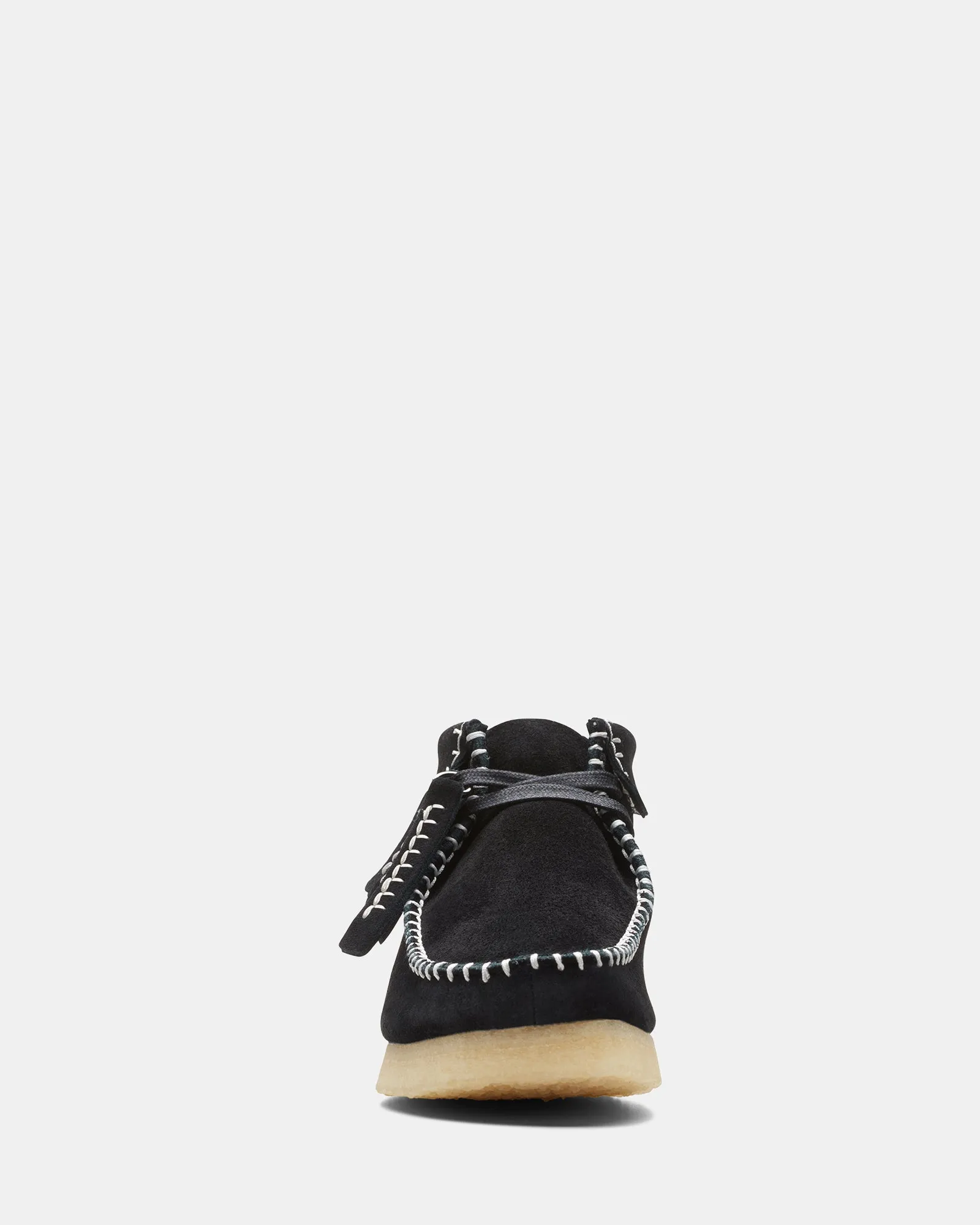 Comfortable Straps Construction Ready WALLABEE BOOT STITCH Black Suede