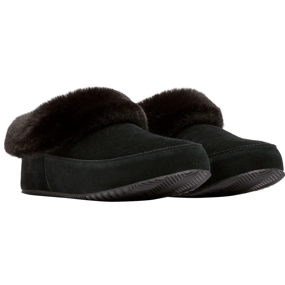Hot Dog Slippers Sorel Coffee Run Slipper Black/Sea Salt (Women's)