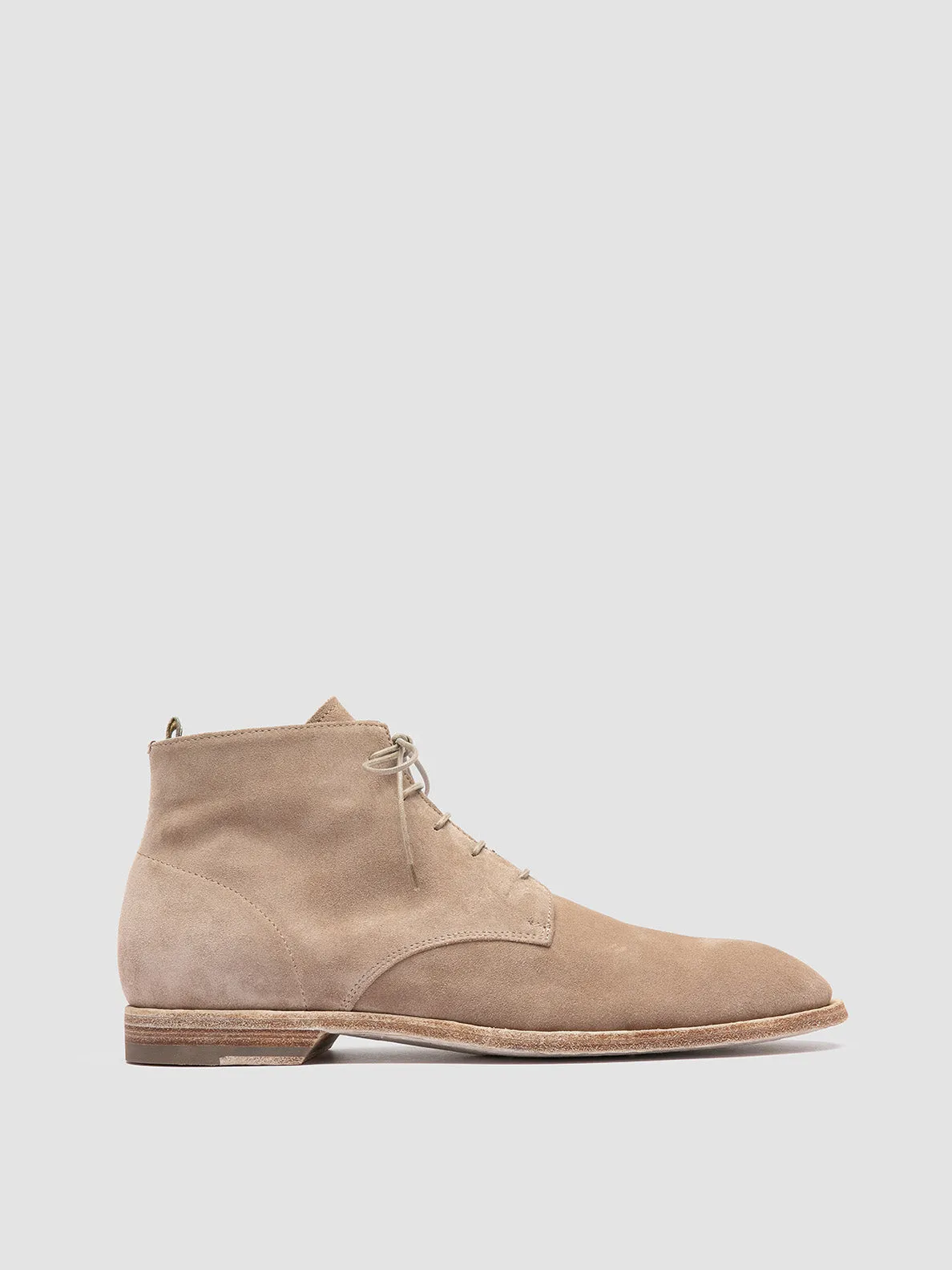 SOUND 003 - Taupe Suede Lace-up Boots High End Boots