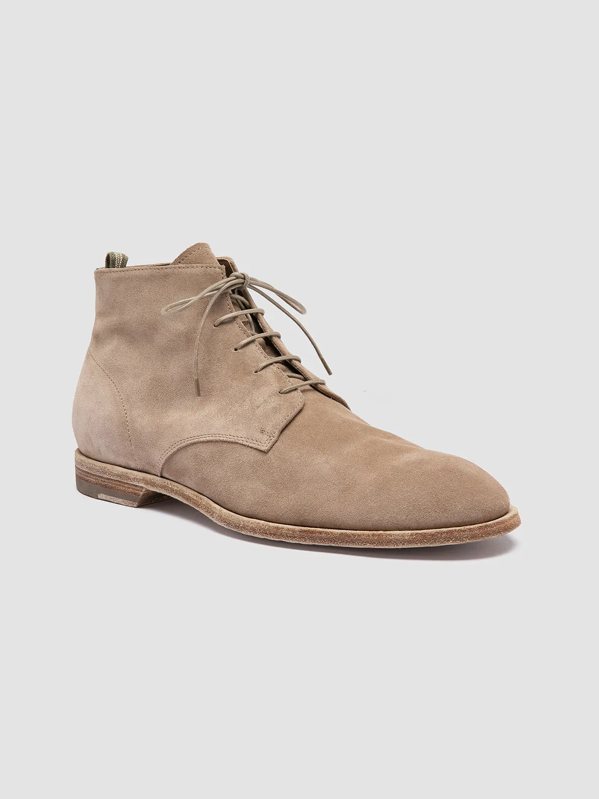 Boots And Barkley SOUND 003 - Taupe Suede Lace-up Boots
