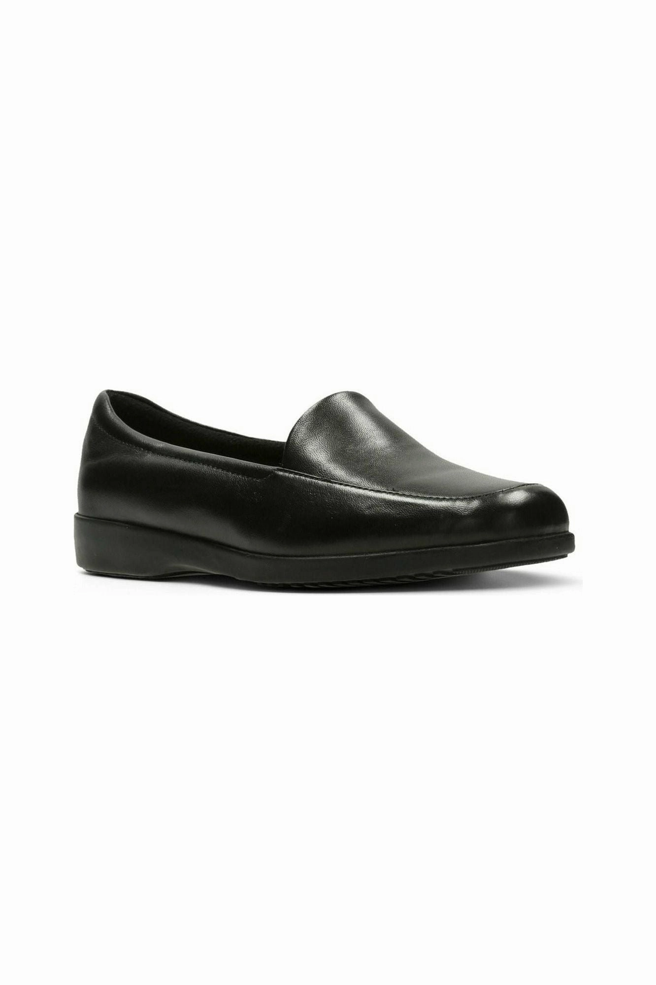 Elastic Gusset Smile Step Clarks Georgia Black