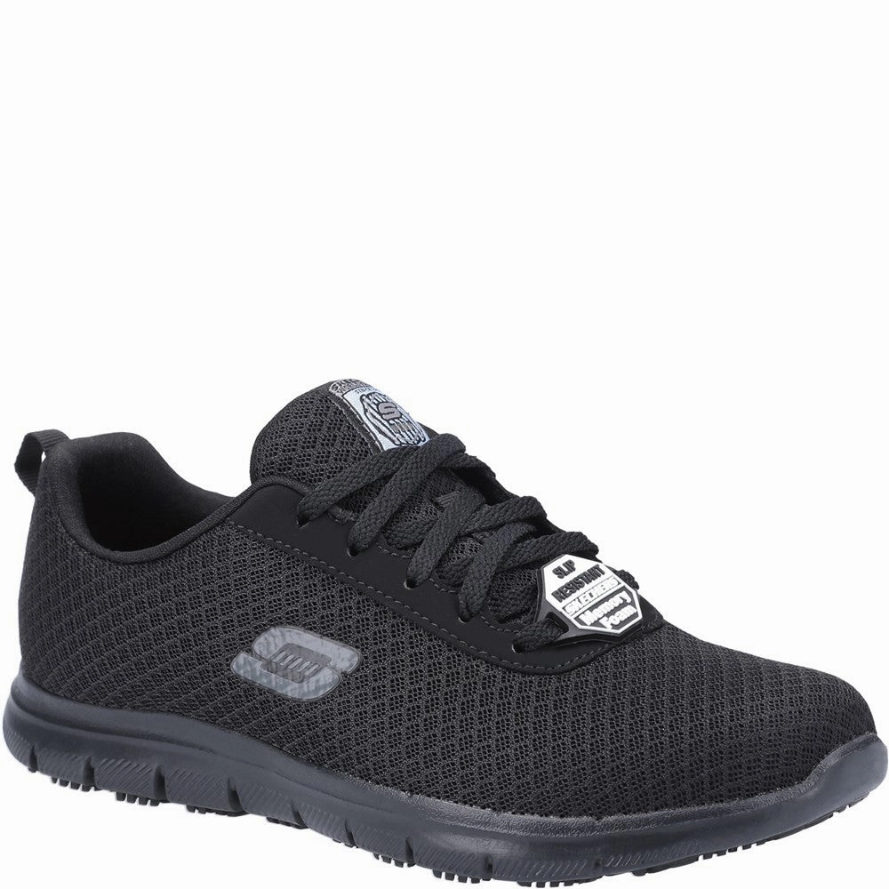 Skechers Workwear Genter - Bronaugh Sr Occupational Shoe Route Trek Lace Up