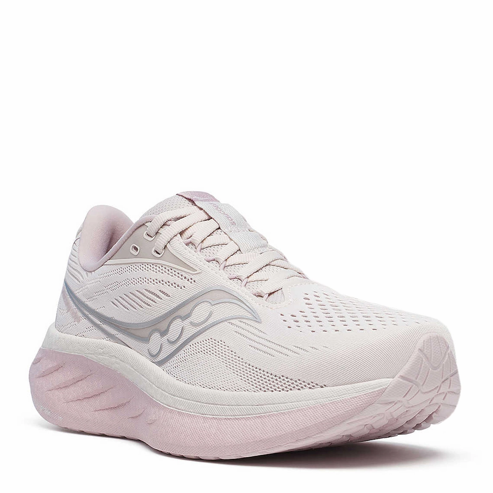 pavement material Women's Saucony, Ride 18 Running Shoe