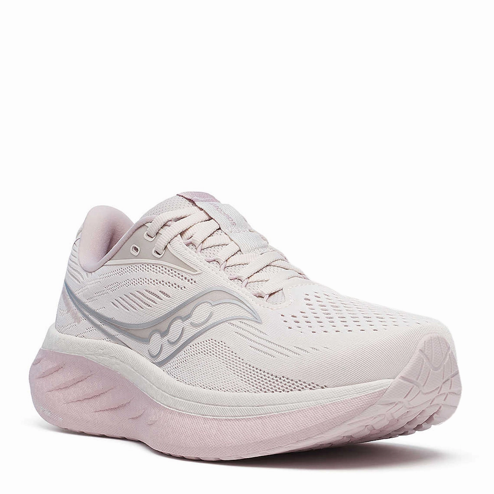 Women's Saucony, Ride 18 Running Shoe Smooth Fit running in a spinning studio shoes