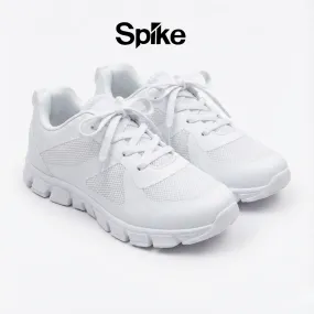 SPIKE White Kids School Shoes -  Lace Kohls Asics Running Shoes