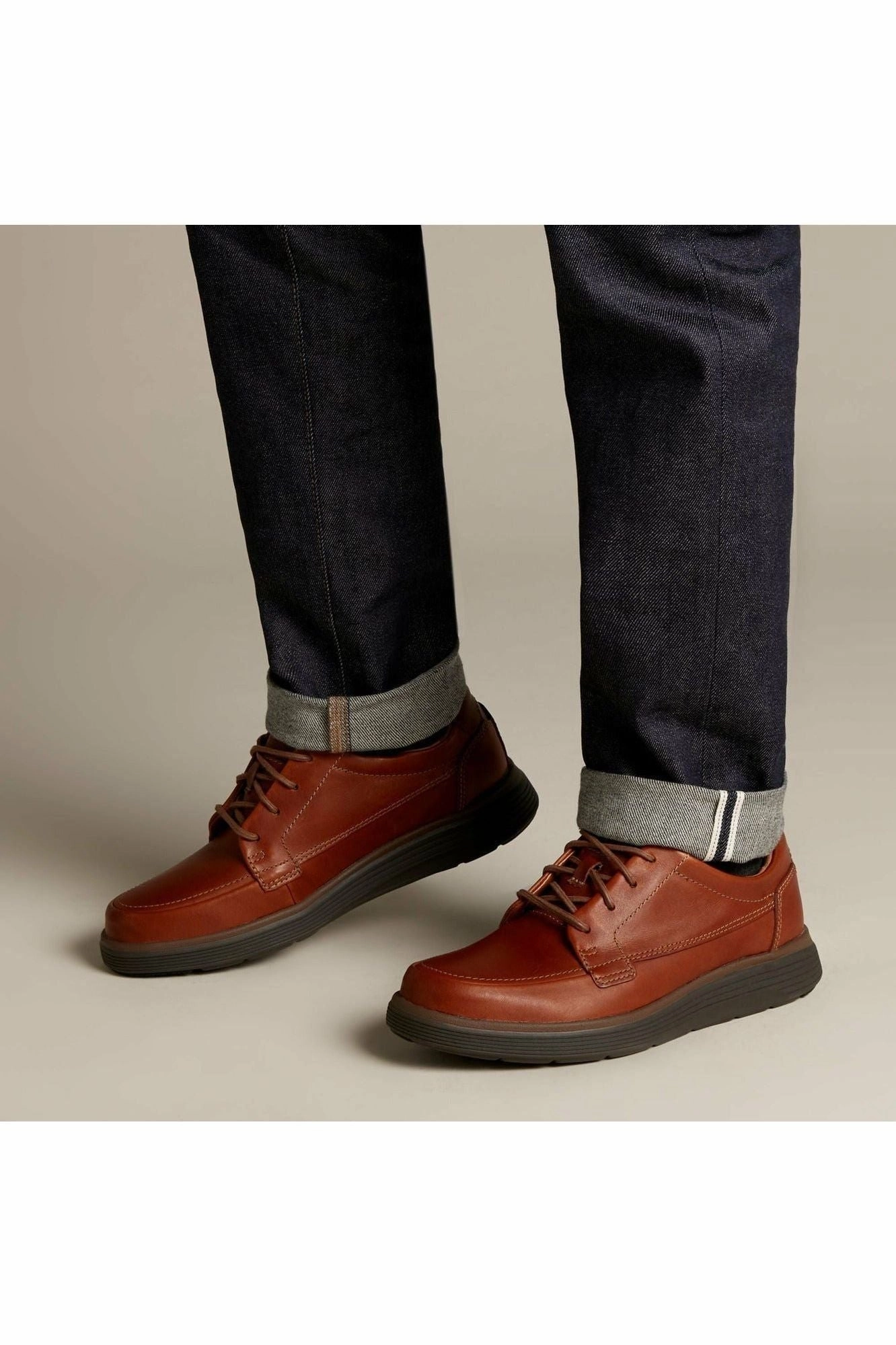 Clarks Un Abode Ease dark tan Extra Wide Wide fit Lagoon Mood