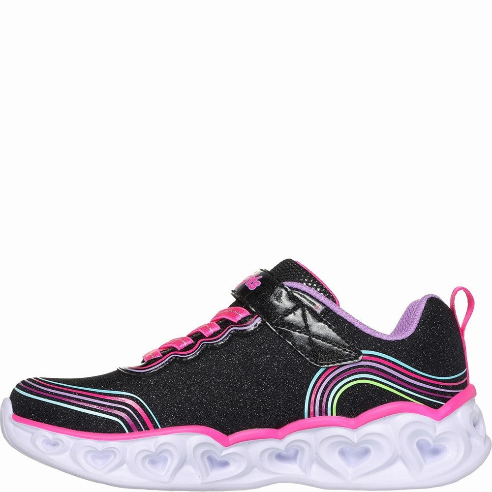 Snack Run Skechers Heart Lights Retro Hearts Trainers