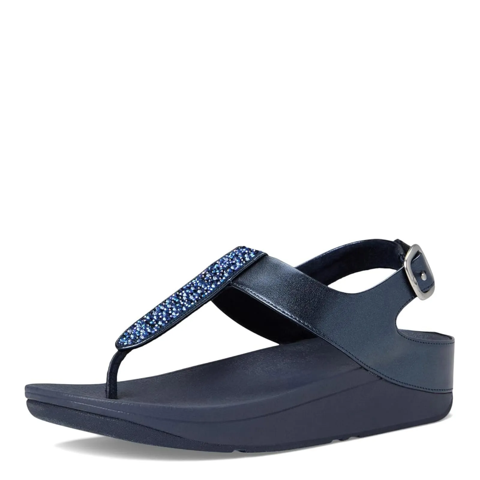 Insole Cushion Women's FitFlop, Fino Crystal Backstrap Toe-Post Sandal