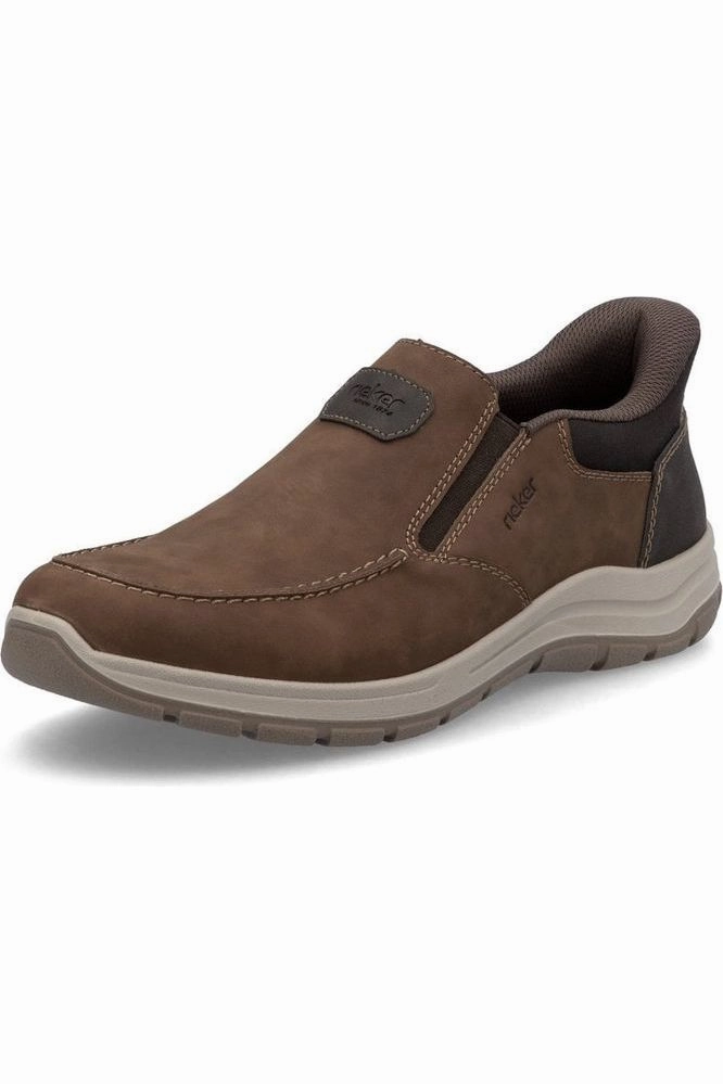 Rieker Mens shoe 03655-24 in Brown Anti Slip Feature