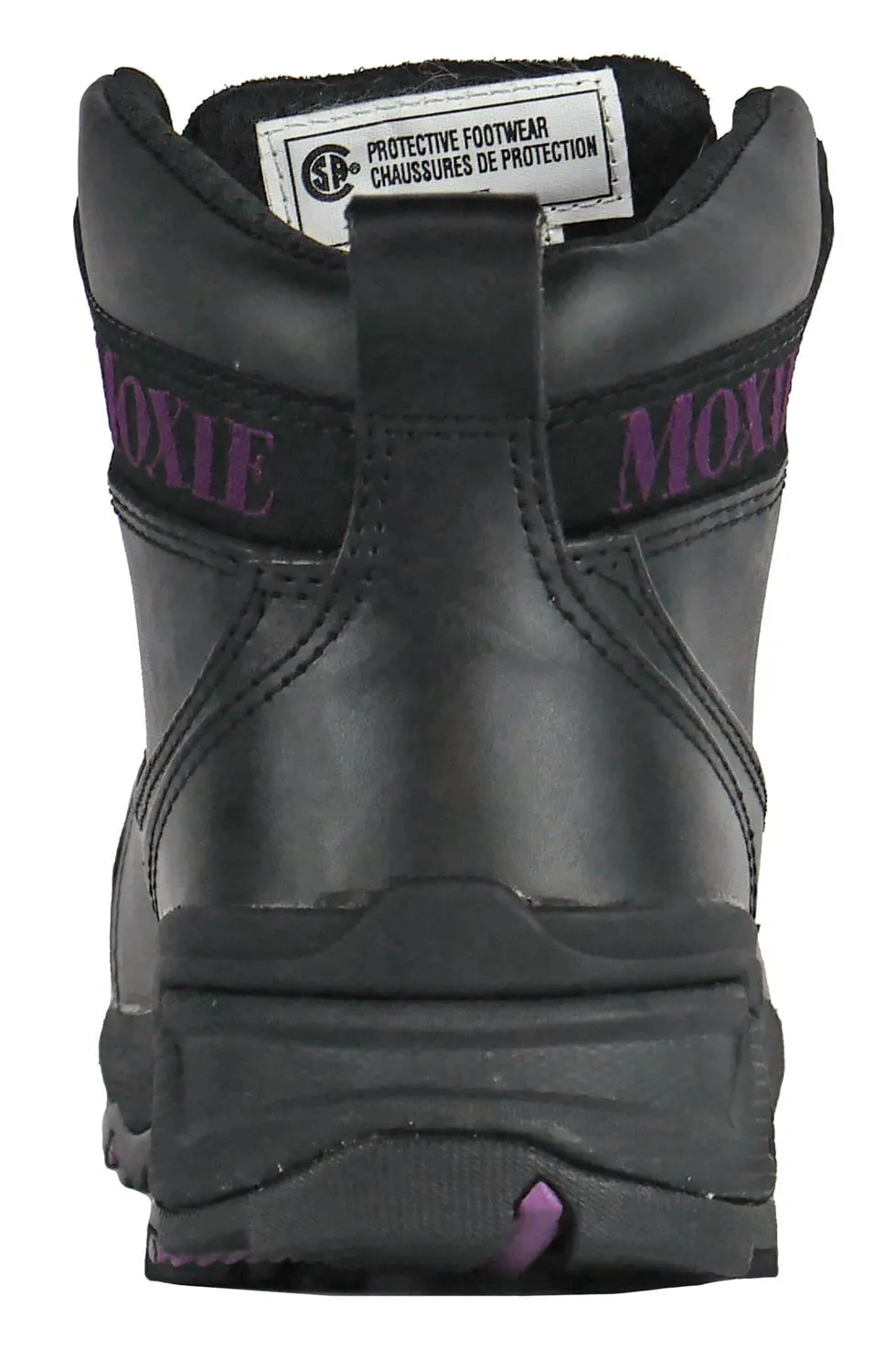 Moxie Trades Womens Vegas Black Leather Leather upper Work Boots Work Boots Store