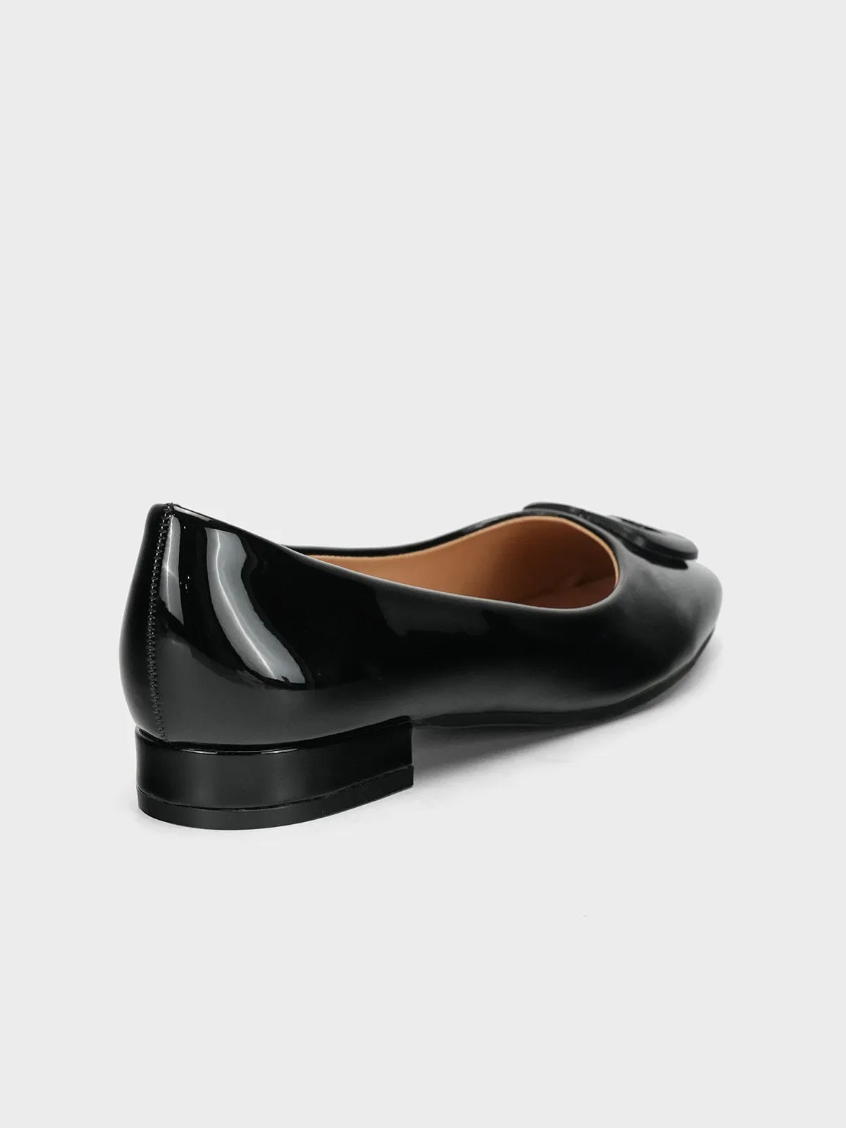 Lace Flat Shoes Women's "FIORELLO" Casual Patent Pumps