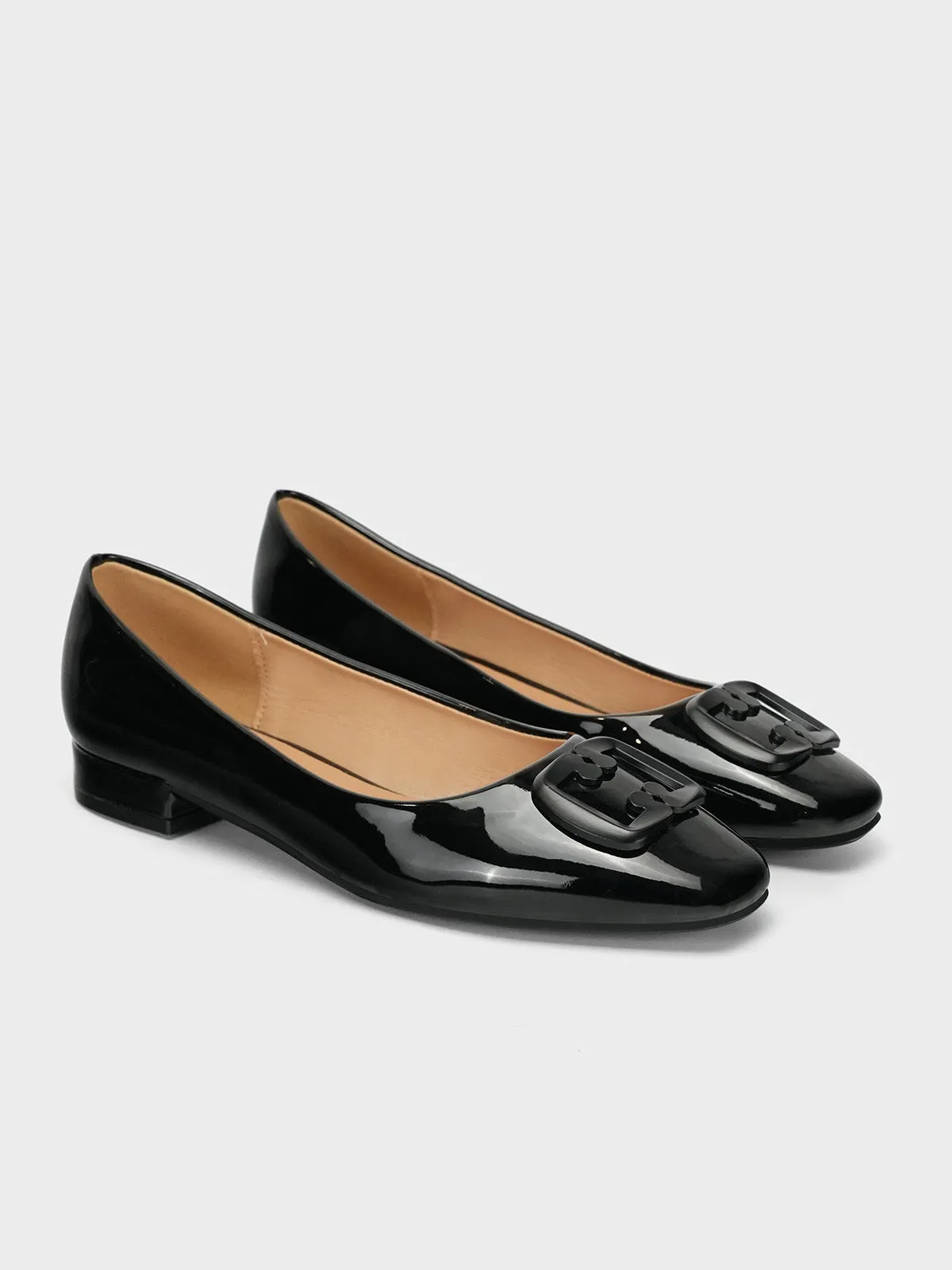 Women's "FIORELLO" Casual Patent Pumps Leopard Shoes Flats