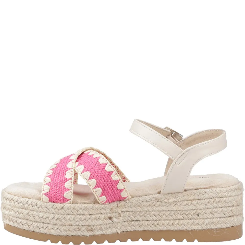 Hush Puppies Jemma Espadrille Sandal Functional Walking Shoes