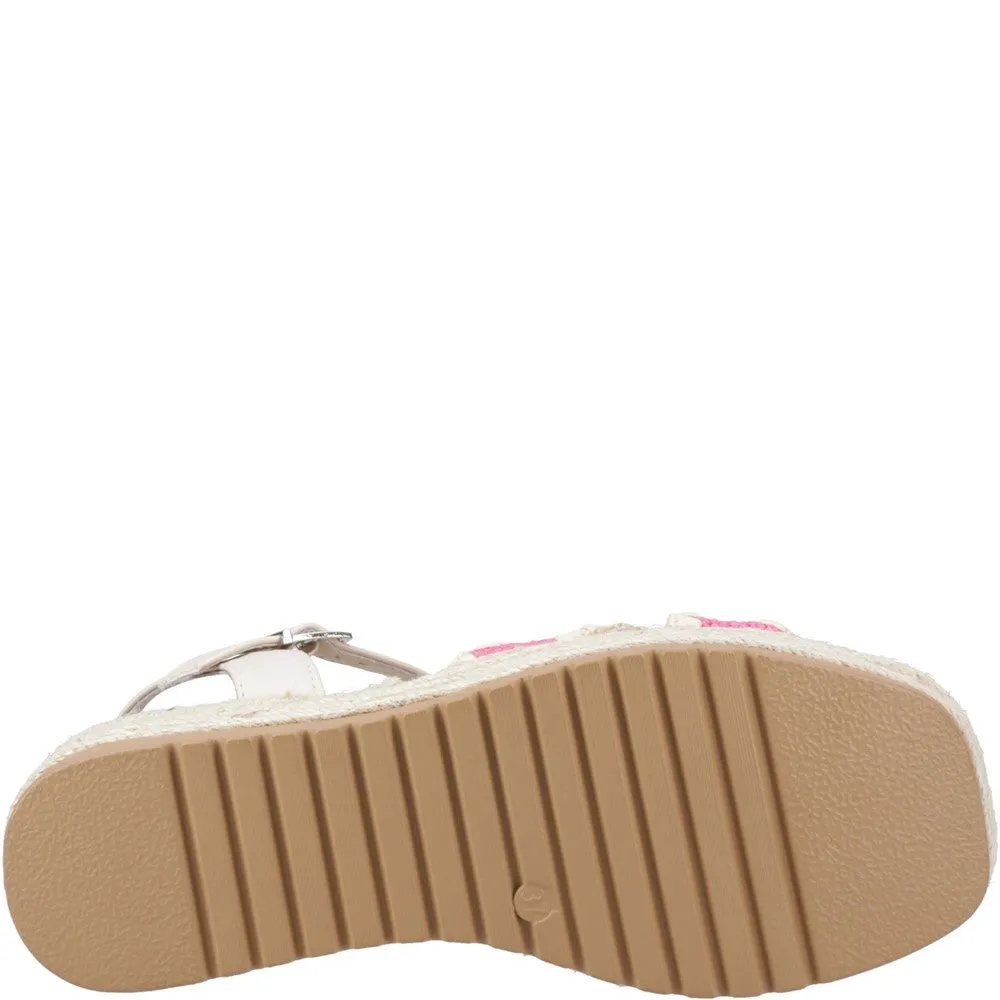 Hush Puppies Jemma Espadrille Sandal packable Elastic Strap