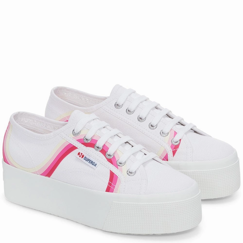 Superga 2790 Round Stripes Trainers split - sole shoes
