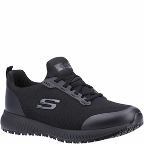 Flexible Construction Run Light Skechers Workwear Squad Sr Wide Slip Resistant Occupational Shoe