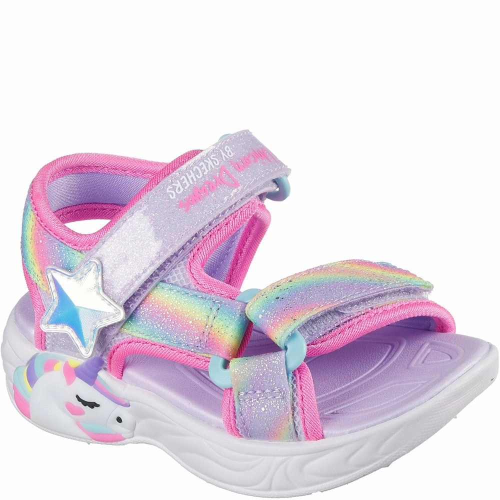 Compact Form Skechers Unicorn Dreams Sandal