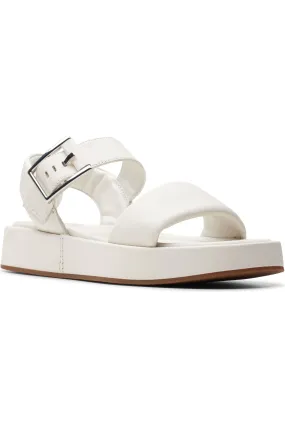 Comfy Outdoor Shoes hypoallergenic Clarks Alda Strap in Off White Leather