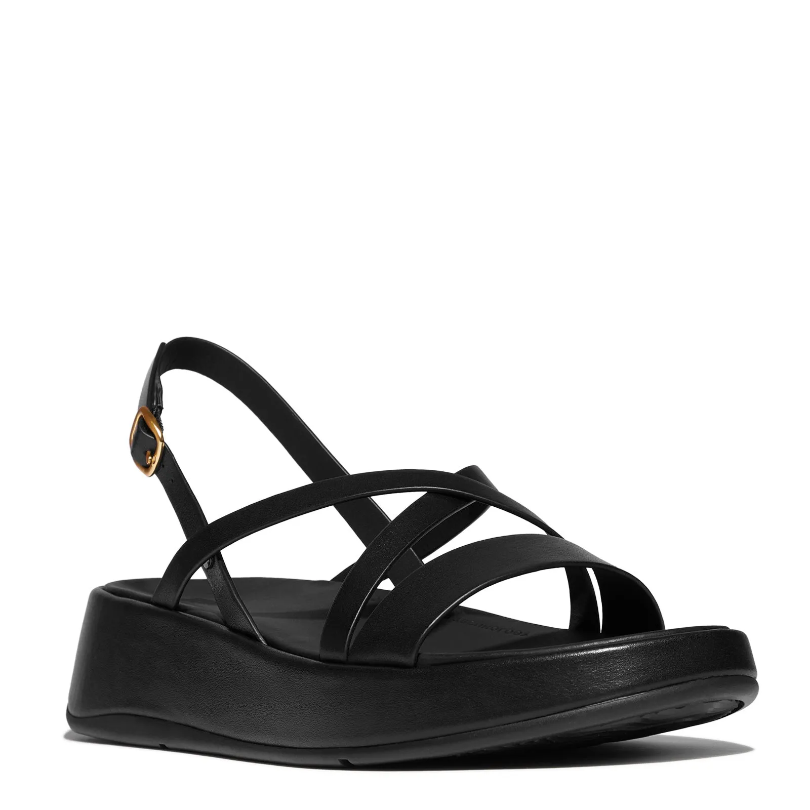 Women's FitFlop, F-Mode Strappy Slingback Sandal Casual Footwear