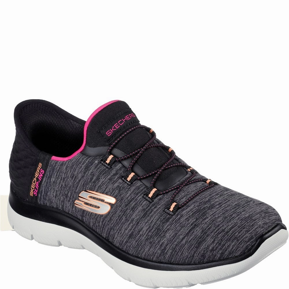 Skechers Summits Dazzling Haze Wide Shoes Sleek Wear
