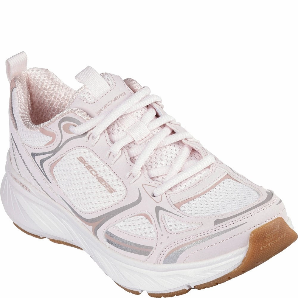 Skechers Edgeride Silver Eclipse Trainers Stand Long