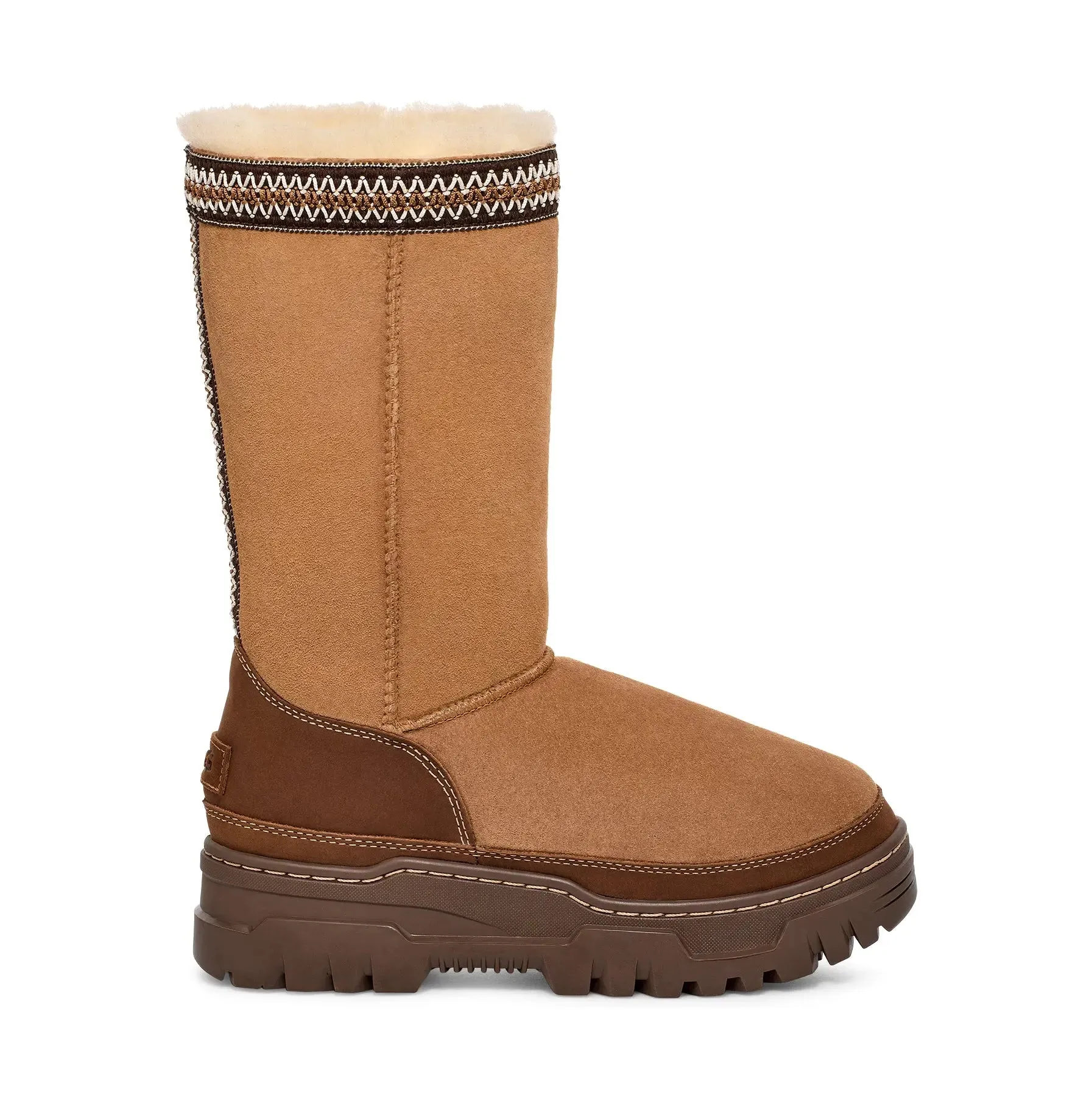 UGG Women's Classic Tall Trailgazer  Cozy, Waterproof & Winter-Ready Dunlop Snow Boots