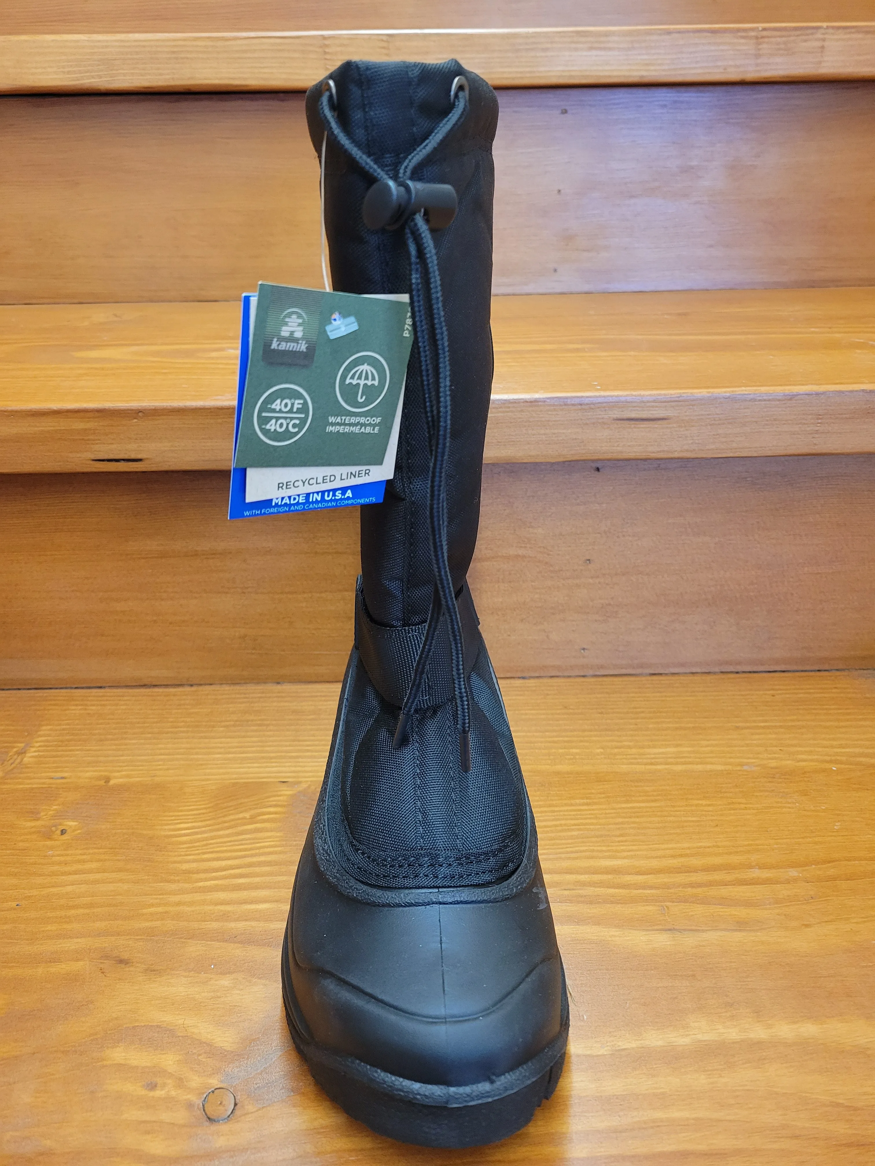 Kamik Greenbay 4 Black NK2199S Shock absorption Dressy look