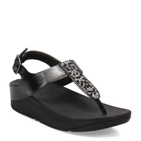 Women's FitFlop, Fino Crystal Backstrap Toe-Post Sandal Air Motion