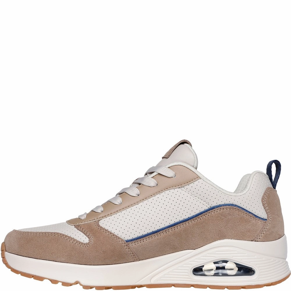 rubber Comfortable toe box Skechers Uno Stacre 2.0 Trainer