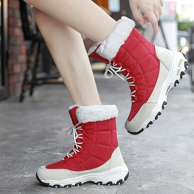 Waterproof Snow Boots On Sale Nearby Stormshell Women's Ortho Winter Boots - Red