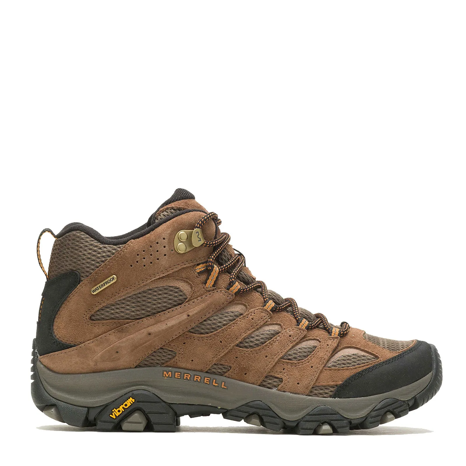 Reinforced Heel Counter Field Travel Men's Merrell, Moab 3 Mid Waterproof Hiking Boot