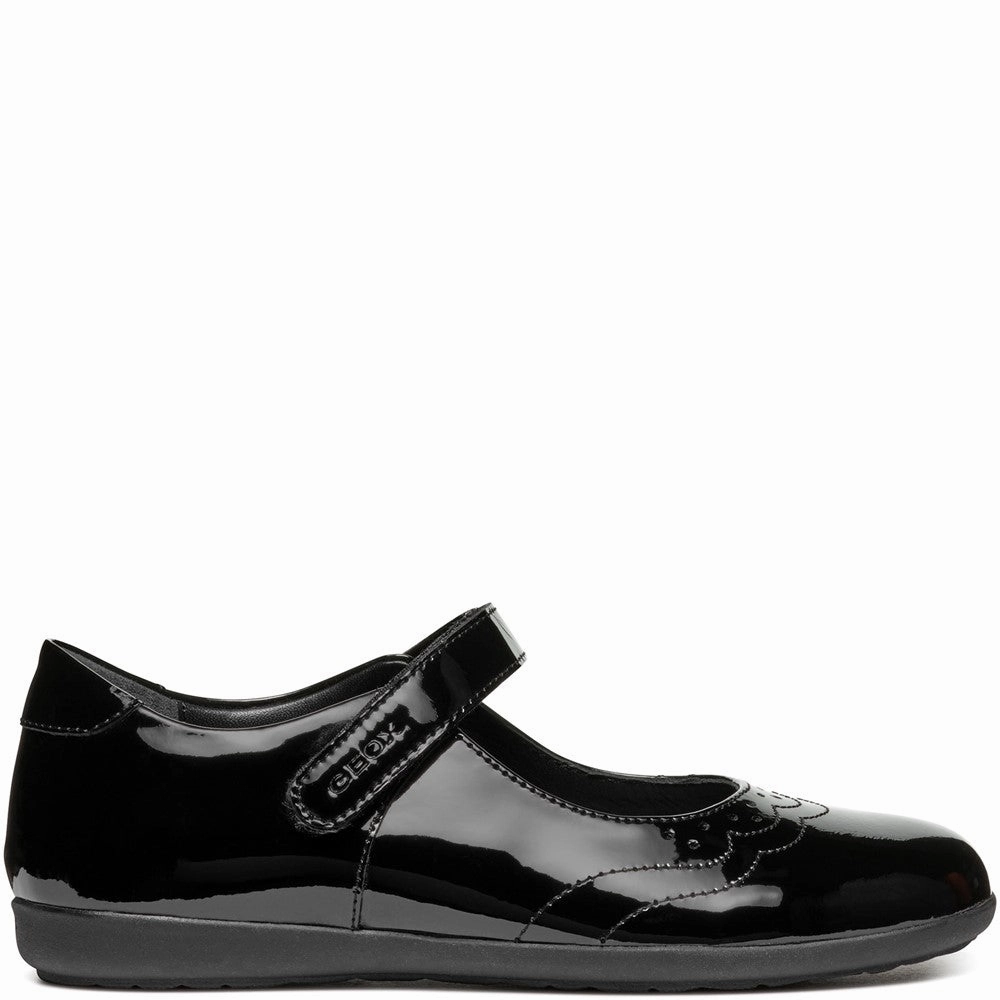 Casual Elegance Heel Stabilizer Geox J Iberide A Ballerina School Shoes