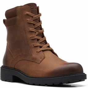 Clarks Orinoco2 Spice Zip Boots Navy Deep Dog Pace