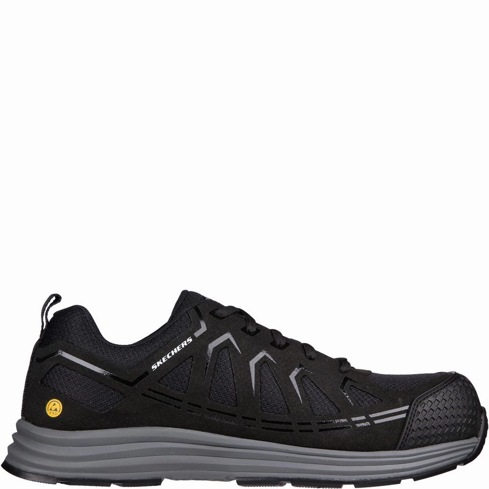 Skechers Workwear Malad II Safety Trainers Block Jog Anti   Fatigue