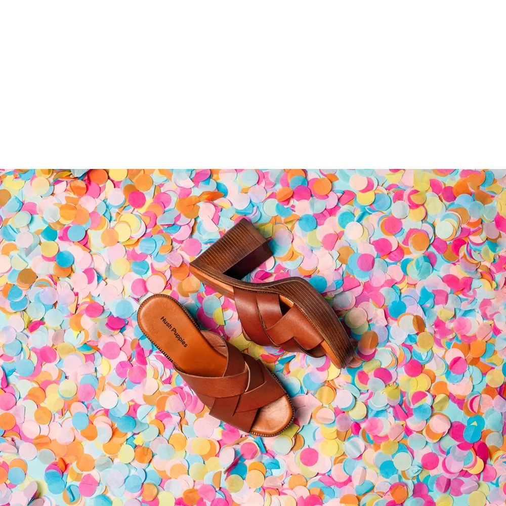 Hush Puppies Gigi Platform Sandal Quick Slide Indoor Use