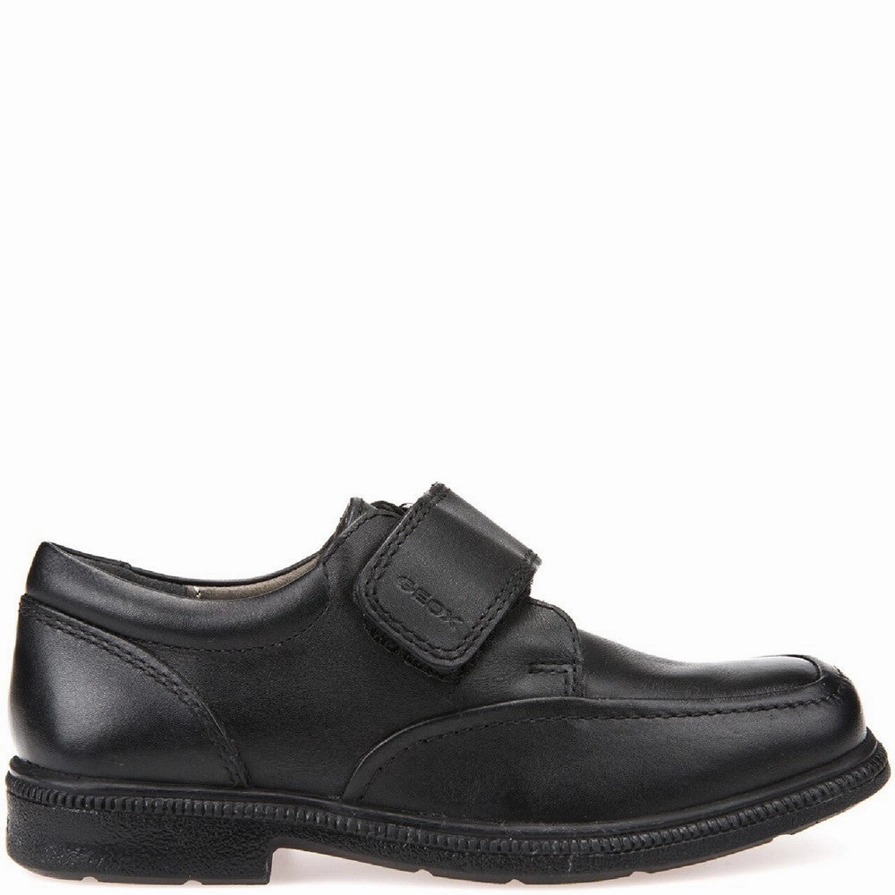 Geox JR Federico A Touch Fastening School Shoes Sock Friendly Indoor Use