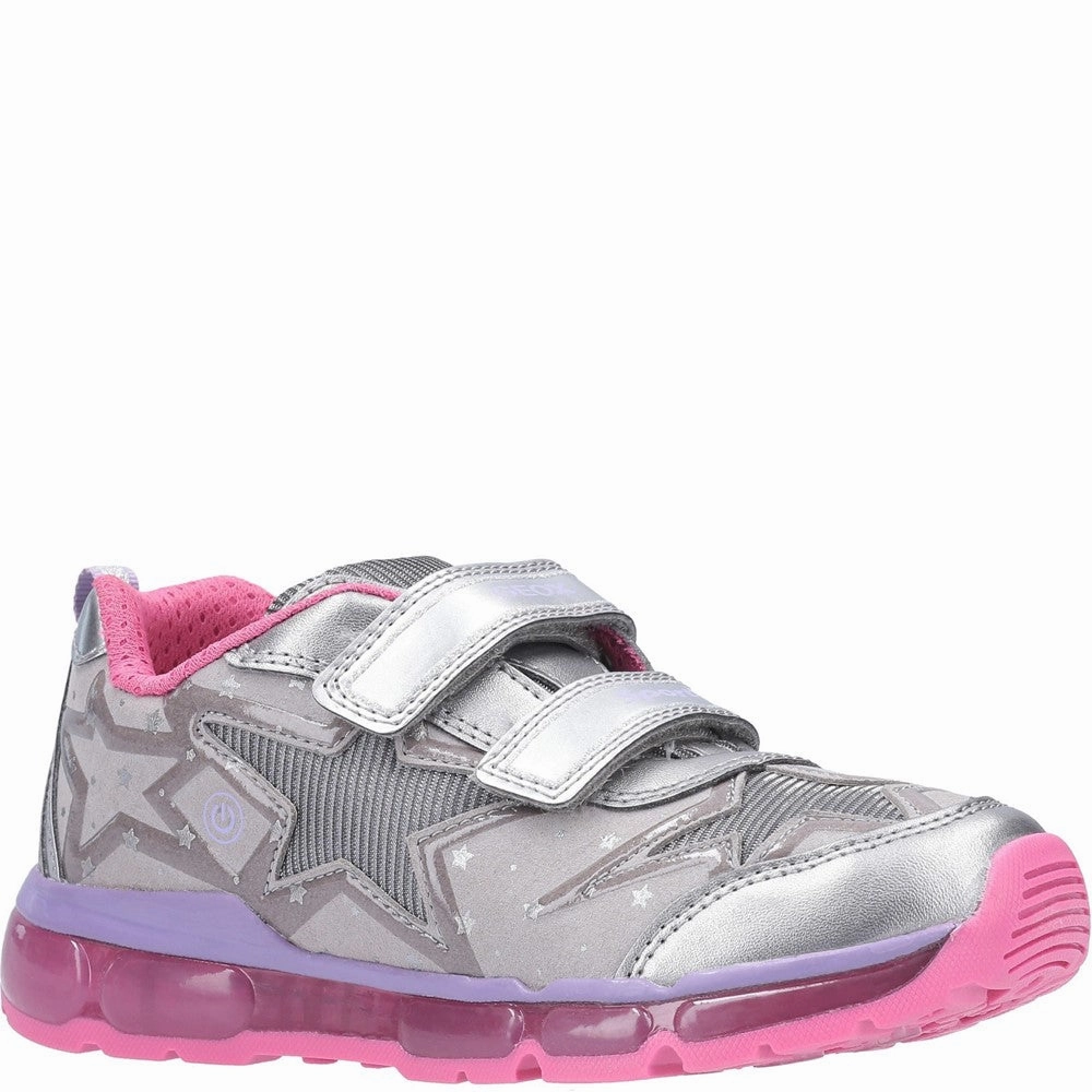 Geox J Android Girl B Touch Fastening Trainer Long Lasting