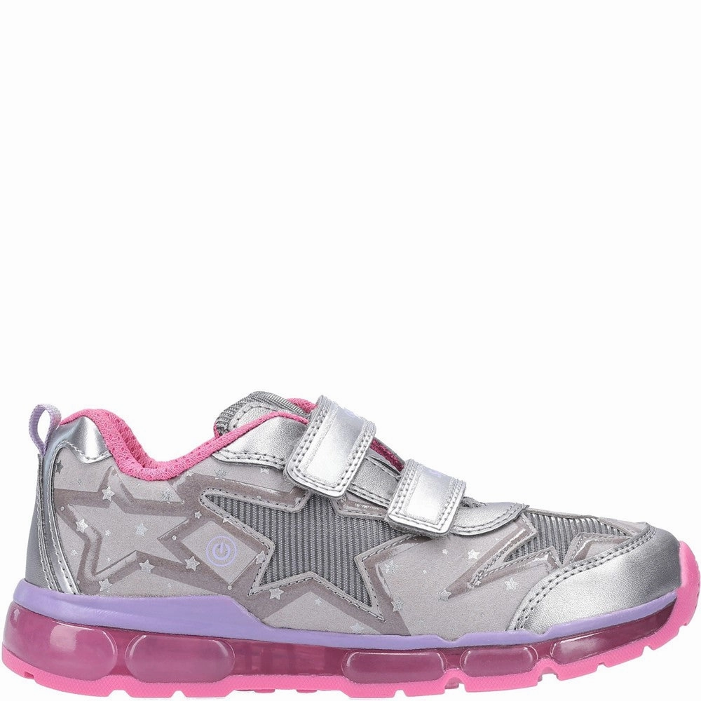 Geox J Android Girl B Touch Fastening Trainer Hill Walk