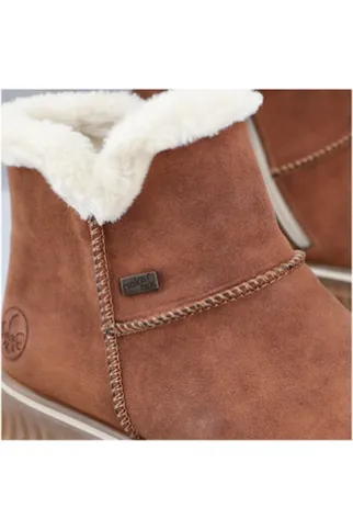 Rieker Ladies boots 74260-25 brown Water Resistant