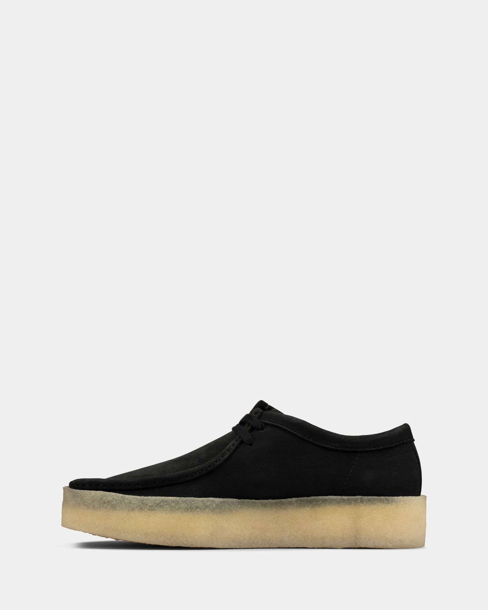 Wallabee Cup (M) Black Nubuck City Snap Supportive sole
