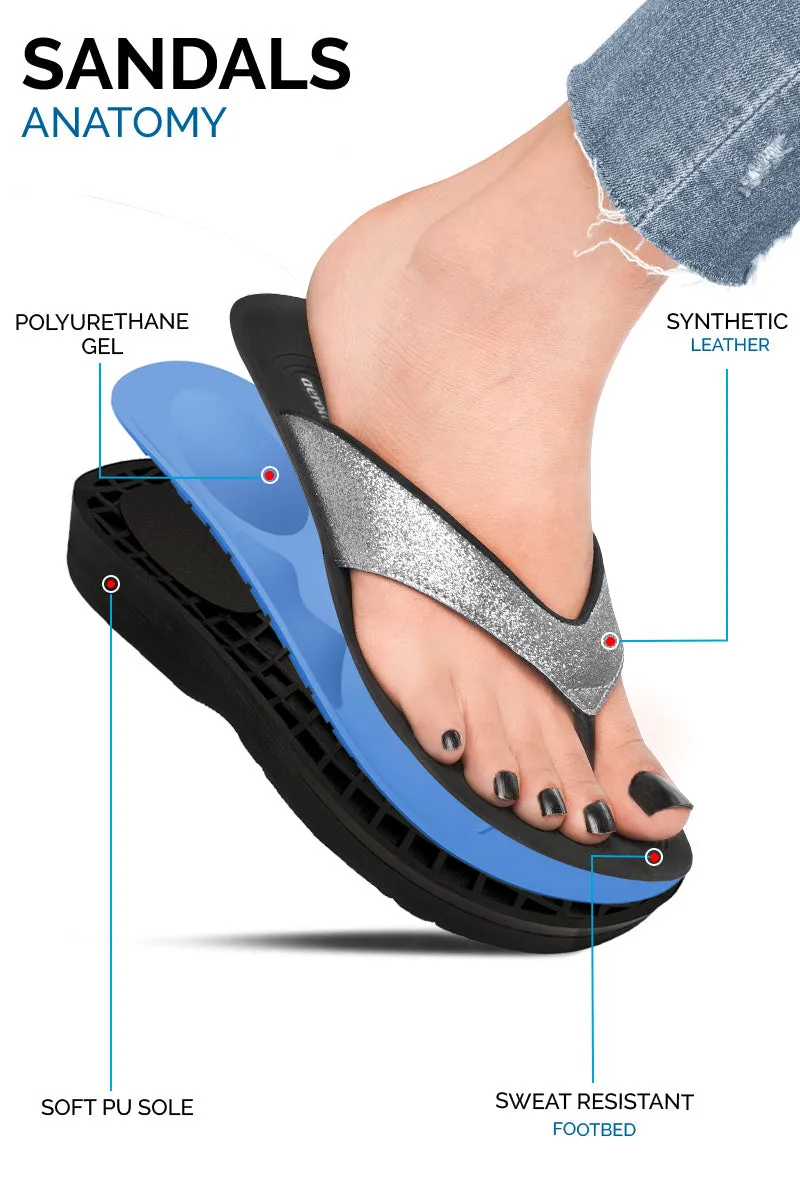 Aerothotic - Crystal Mist Women's Comfortable Flip-Flops Sandal Fsports Sandals