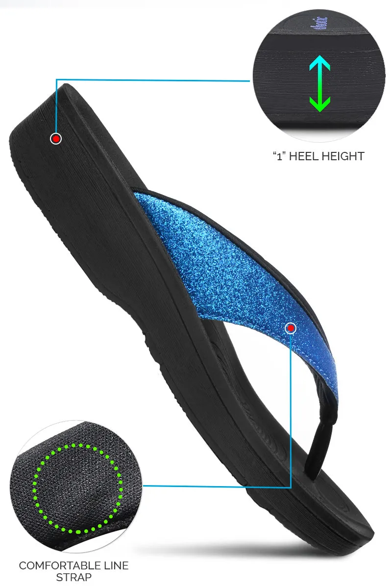 Heeled Fisherman Sandals Aerothotic - Crystal Mist Women's Comfortable Flip-Flops Sandal