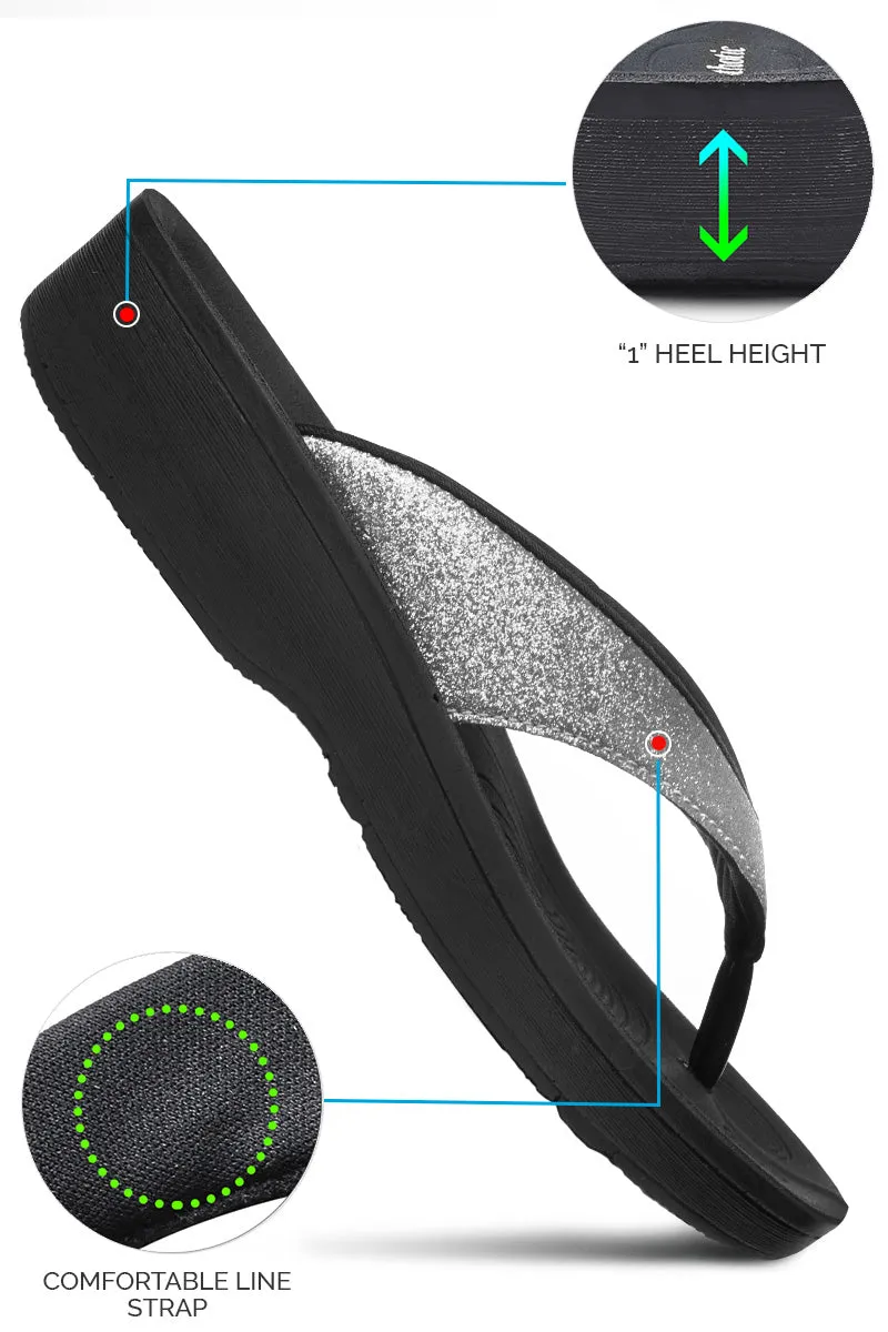 Aerothotic - Crystal Mist Women's Comfortable Flip-Flops Sandal Trap Sandals