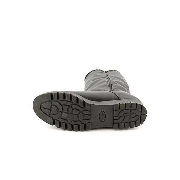 Toe Warmers Glacier Waterproof Boot Black Leather (Women's) Youth Size 2 Rain Boots