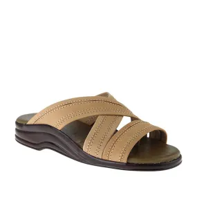 Coolers Casual (Brown) Slippers For Men 7123-61 By Liberty Buffalo Plaid Slippers