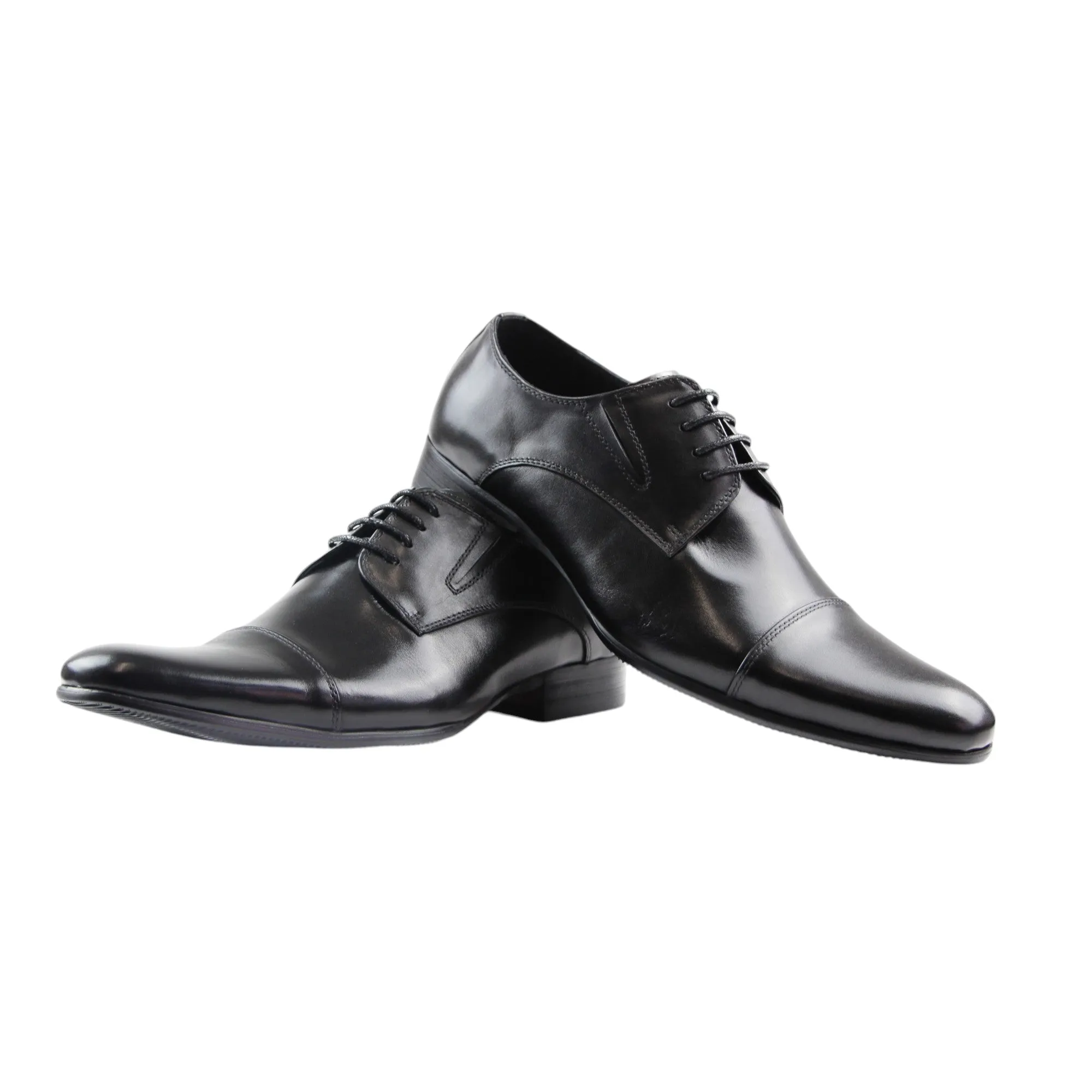 Dress Shoes 13 Mens Zasel Castro Black Leather Lace Up Work Formal Dress Wedding Shoes