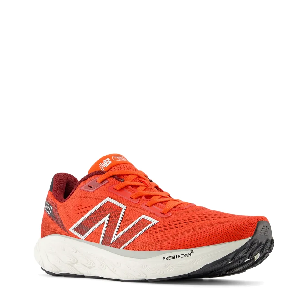 New Balance Men's Fresh Foam X 880v14 in Neo Flame with Mercury Red 992 New Balance