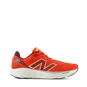 New Balance Men's Fresh Foam X 880v14 in Neo Flame with Mercury Red New Balance Jackets For Women
